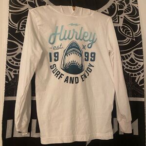 Hurley long sleeve kids shirt with hood